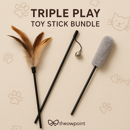 Triple Play – Pet Toy Stick Bundle 🦯