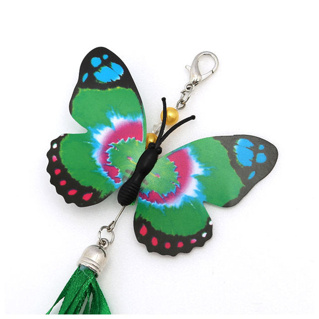 Butterfly pet hanging toy