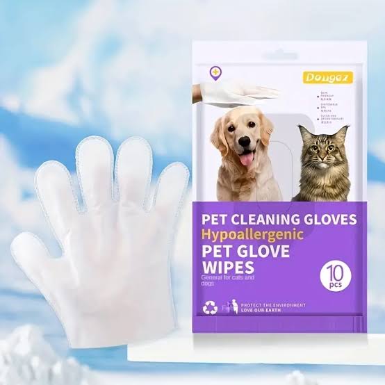 Pet glove wipes - 6pcs
