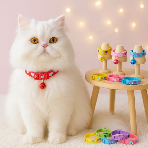 Heart pet collar - with bell 🔔♥️