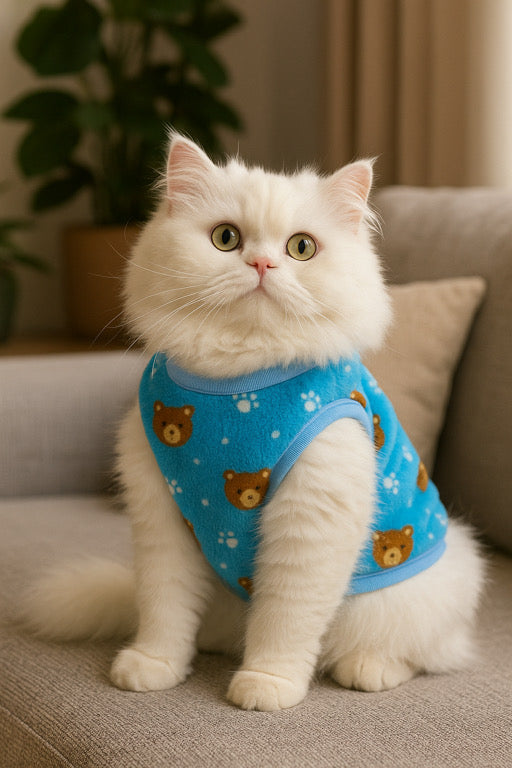 Bear  Pet Sweater -Sky Blue🐻‍❄️