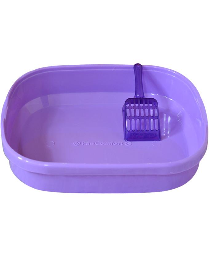 Pet Litter Tray for Adult Cats With Scoop