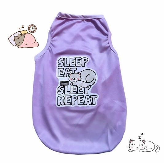 Eat Sleep Repeat Pet shirt 😸