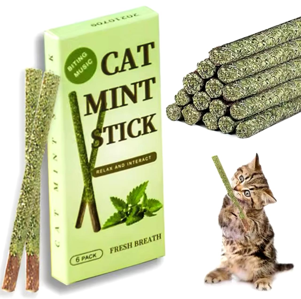 Catnip Chew Sticks Flavored  🥢😋🤤😛 - 6 pcs pack