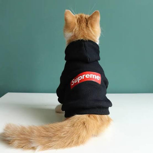 Supreme Pet Hoodie 🖤