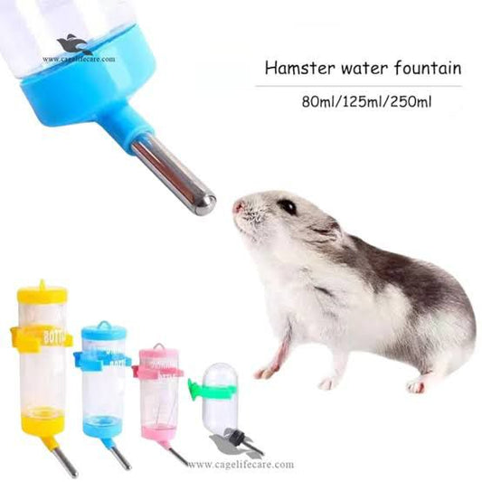 Hamster Water Bottle 🐹– No-Drip Drinking Solution