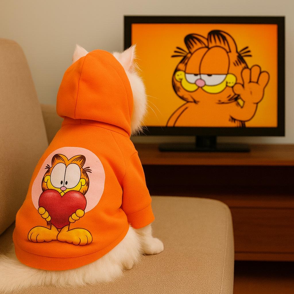 Garfield love Pet hoodie 🧡
