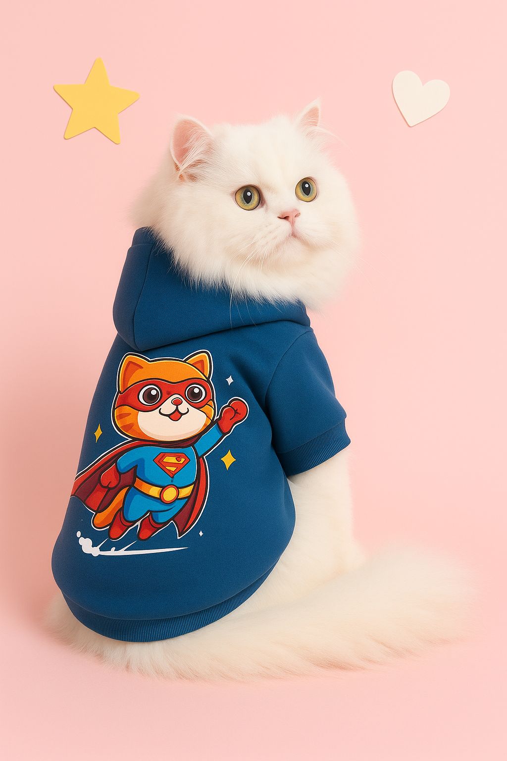 Super cat pet hoodie🦸