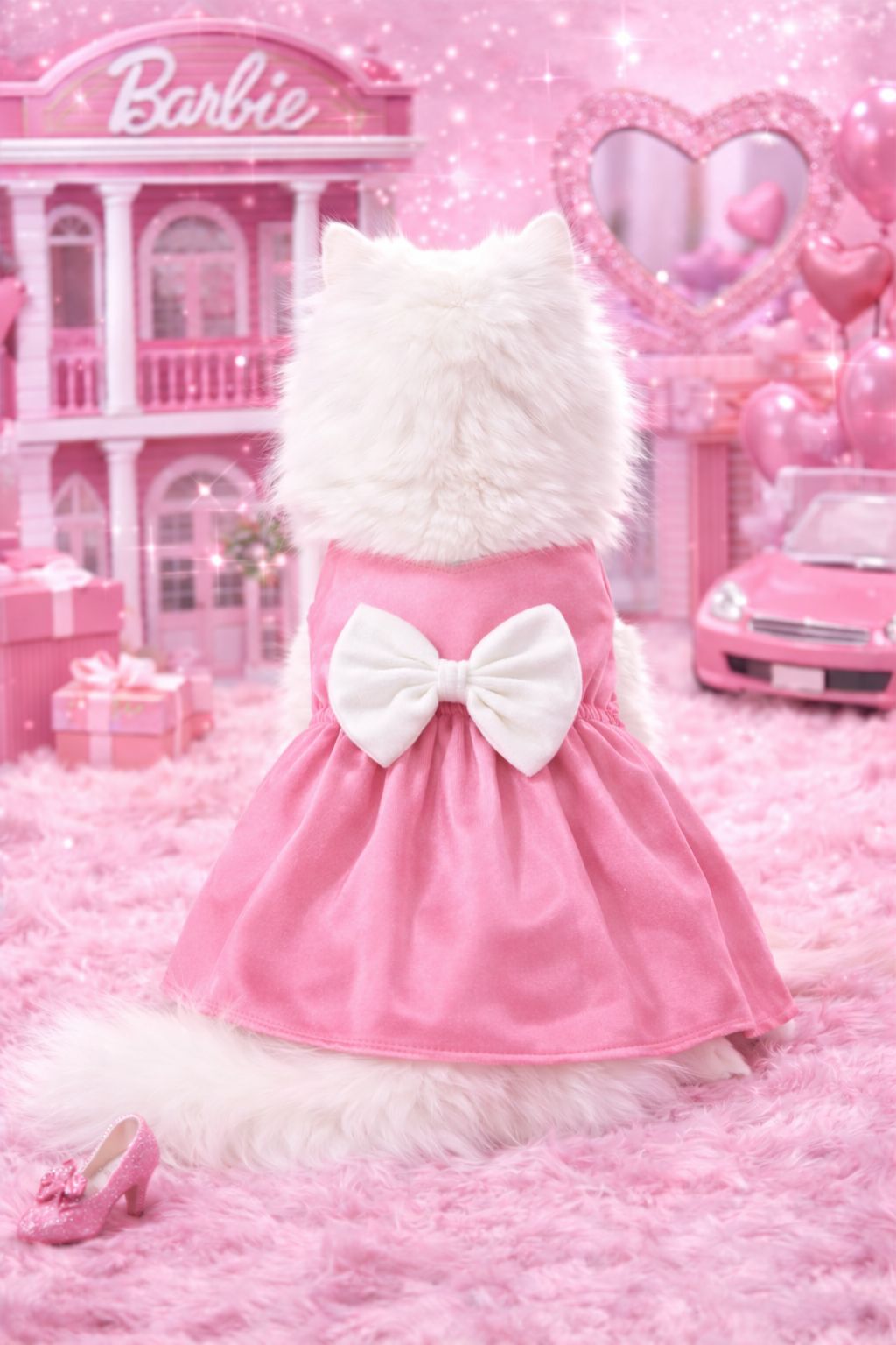 Barbie Bow Pet Frock 🎀