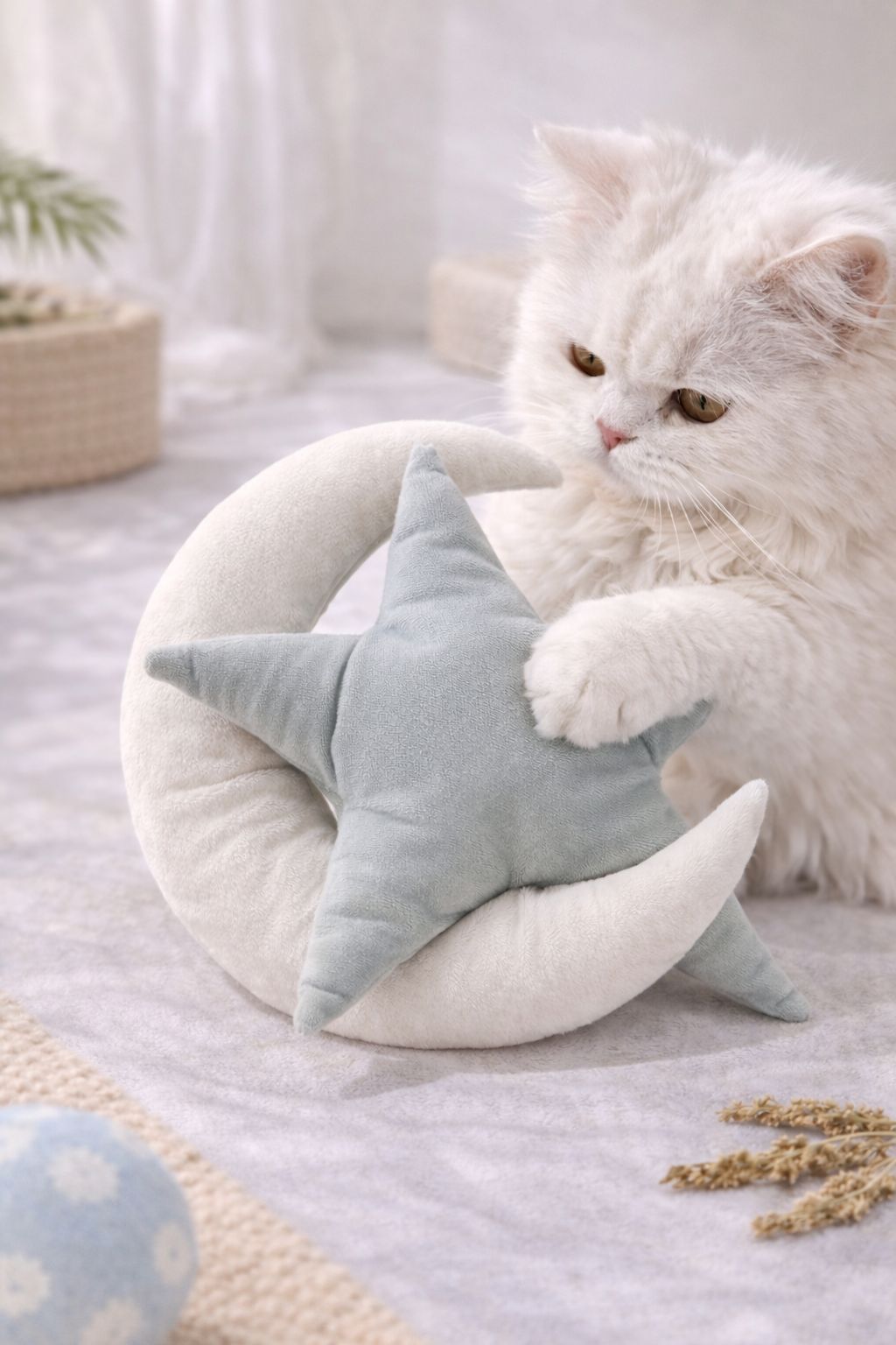 Moon and Star Pet Pillow Set ⭐🌙