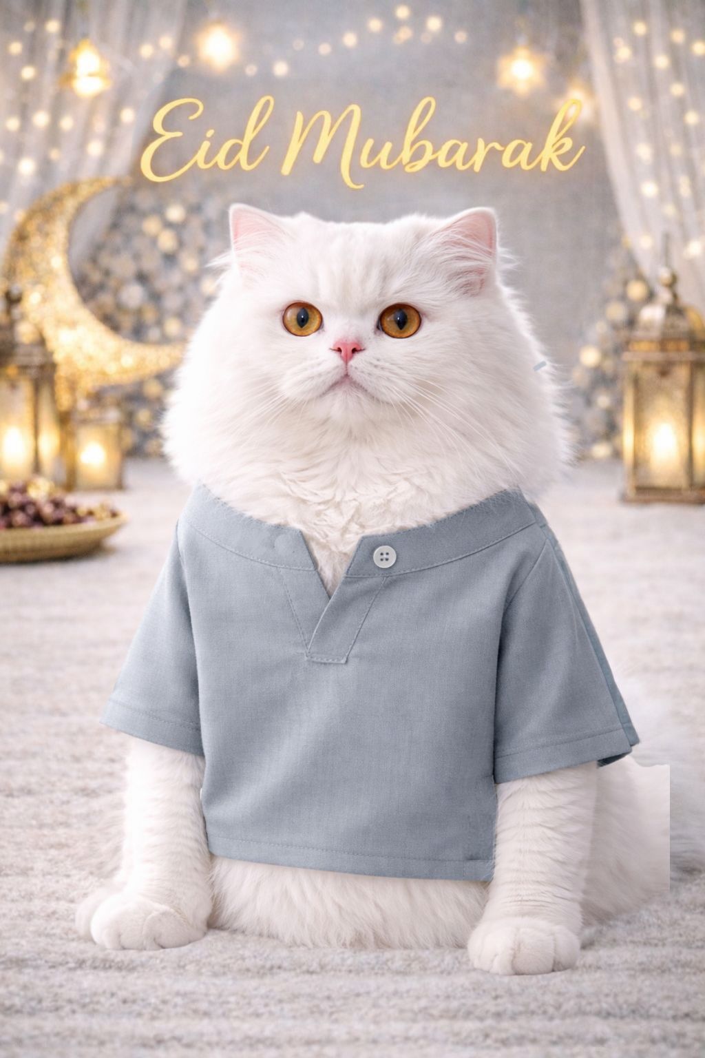 Button down Paw Kurta