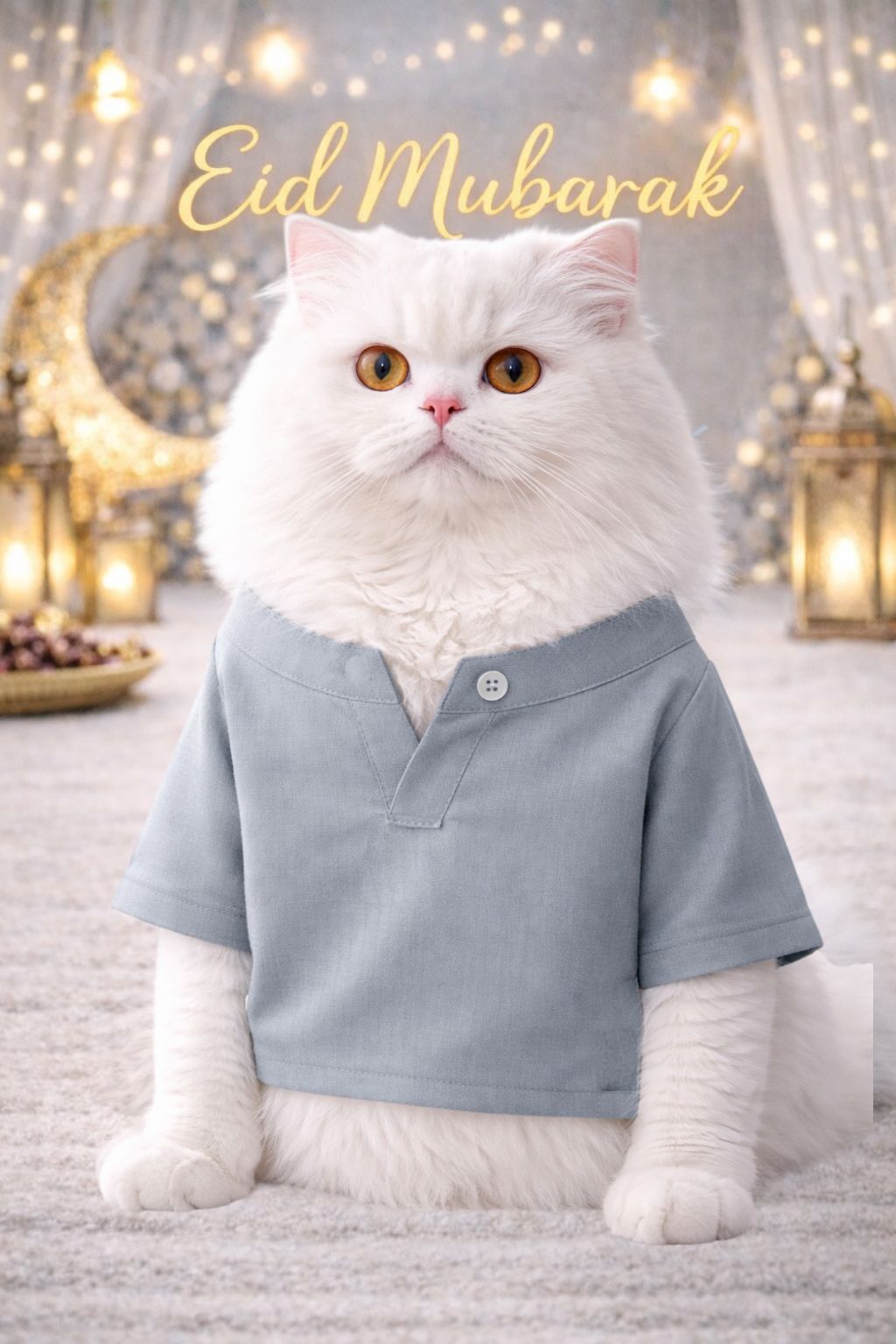 Button down Paw Kurta