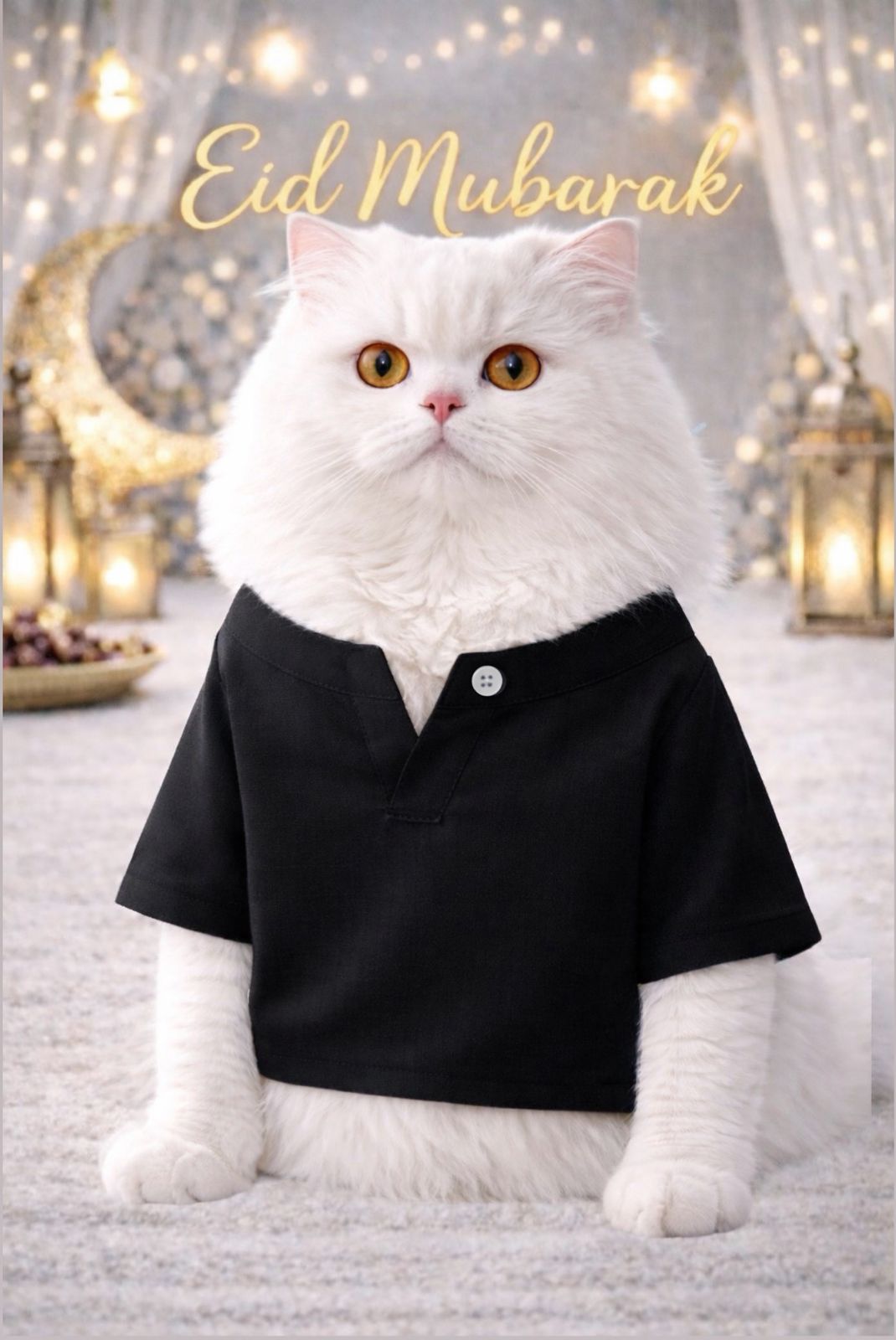 Button down Paw Kurta