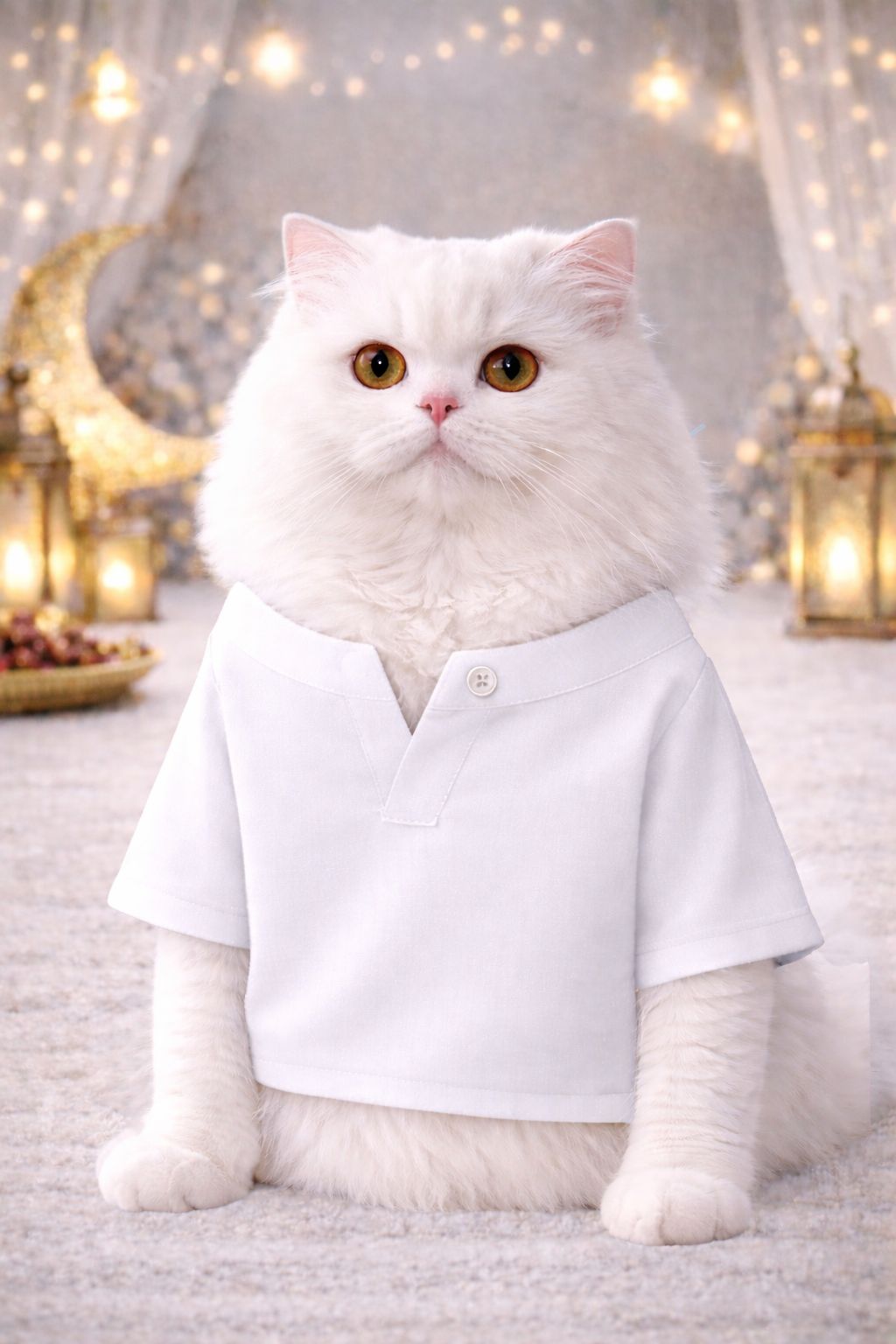 Button down Paw Kurta