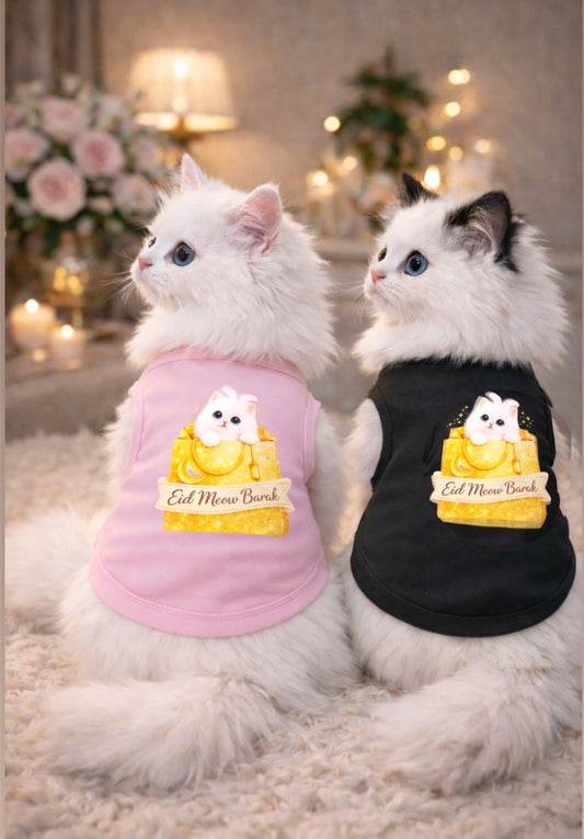 Eid Meow Barak Pet shirt ✨