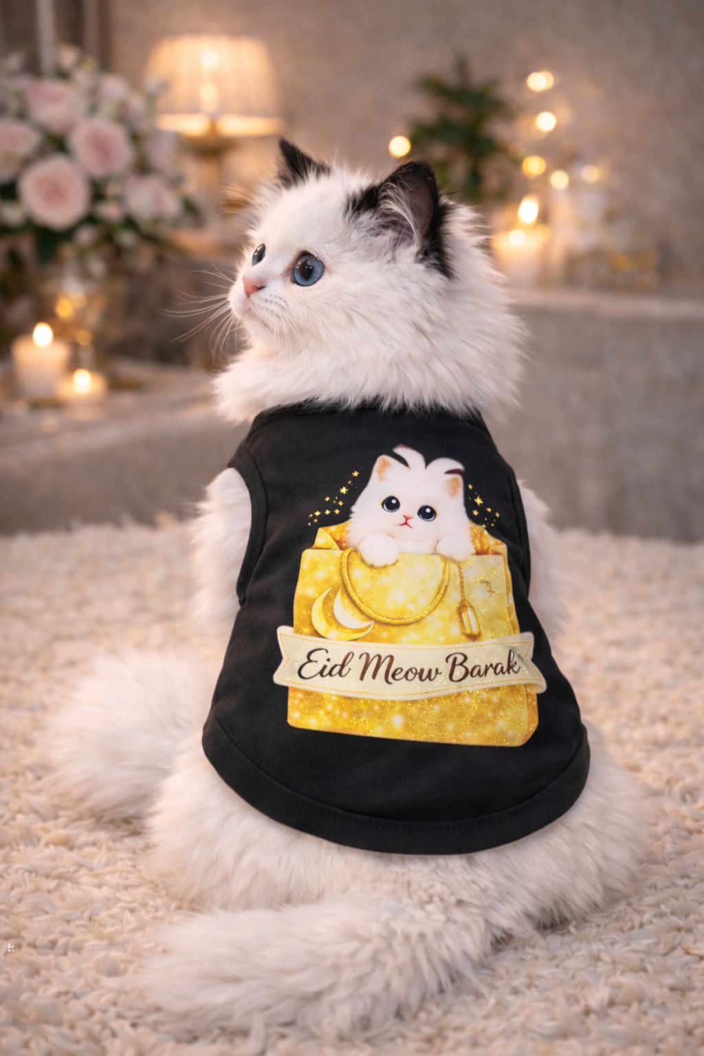 Eid Meow Barak Pet shirt ✨