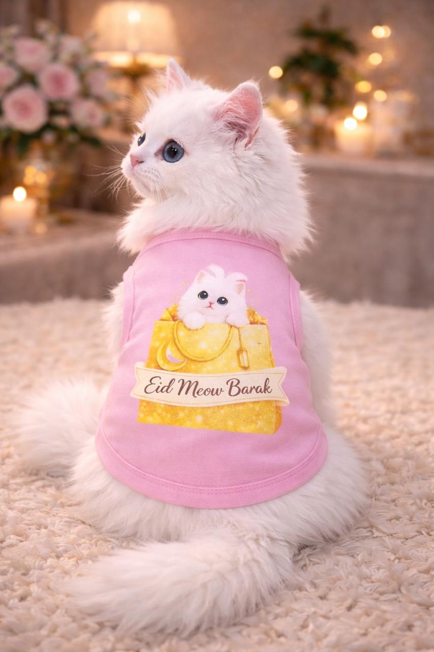 Eid Meow Barak Pet shirt ✨