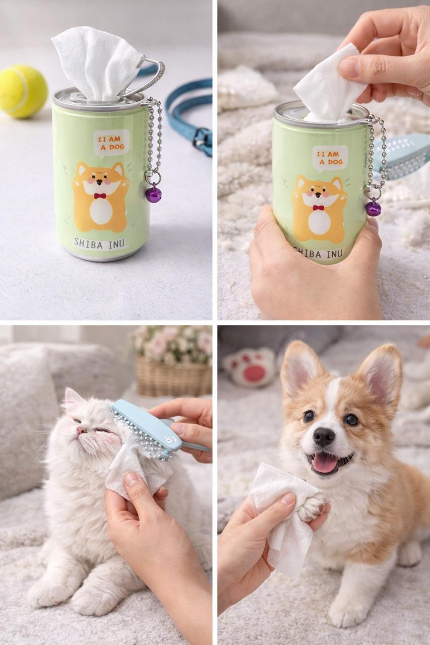 PawClean wipes 🥫