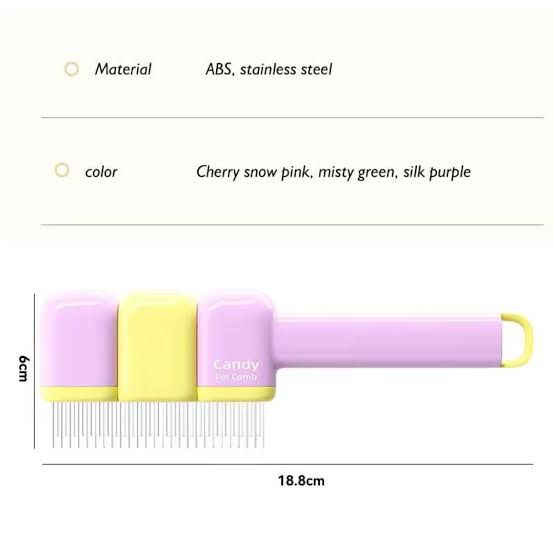 Button Press Cat Comb 🐱
