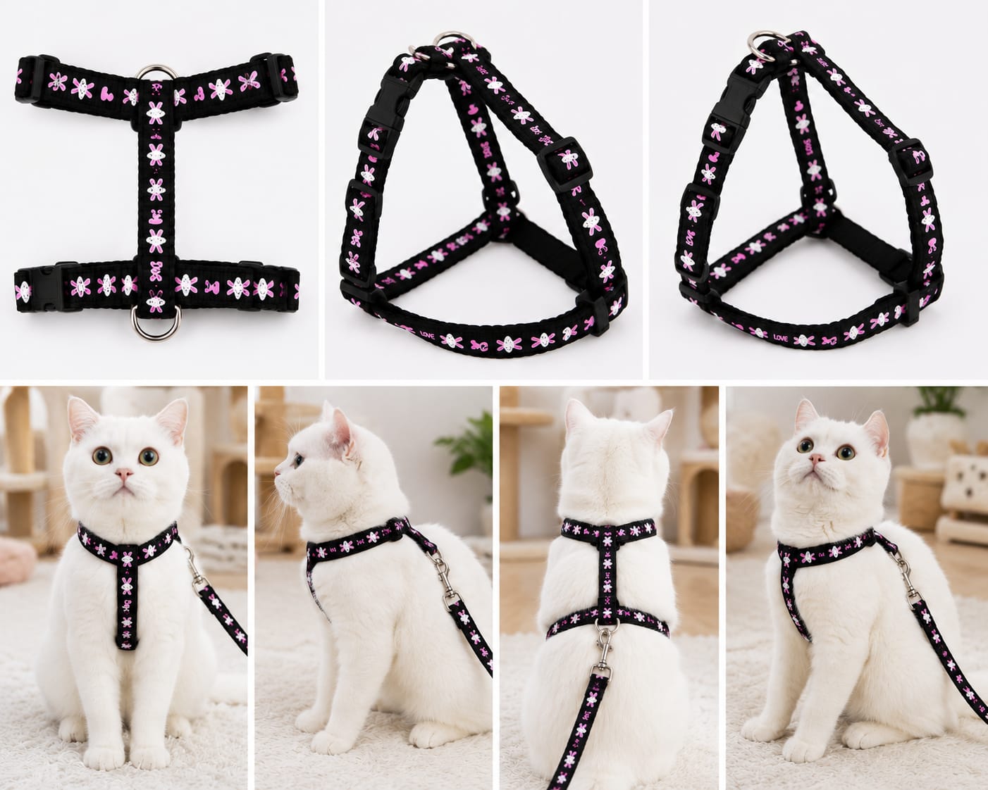 Bunny Pet Harness for Cats 🐰