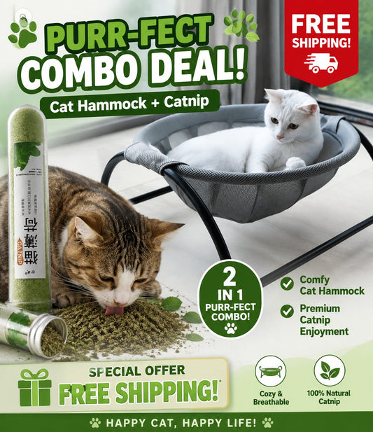Pet hammock + Catnip bundle Free Shipping 🟢