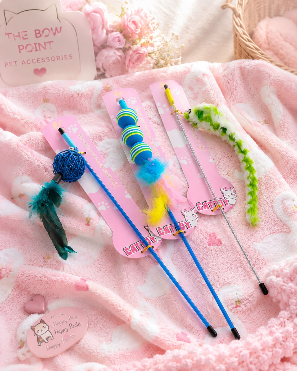Triple Play – Pet Toy Stick Bundle 🦯