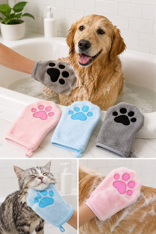 Paw bathing glove 🐾🫧🧼