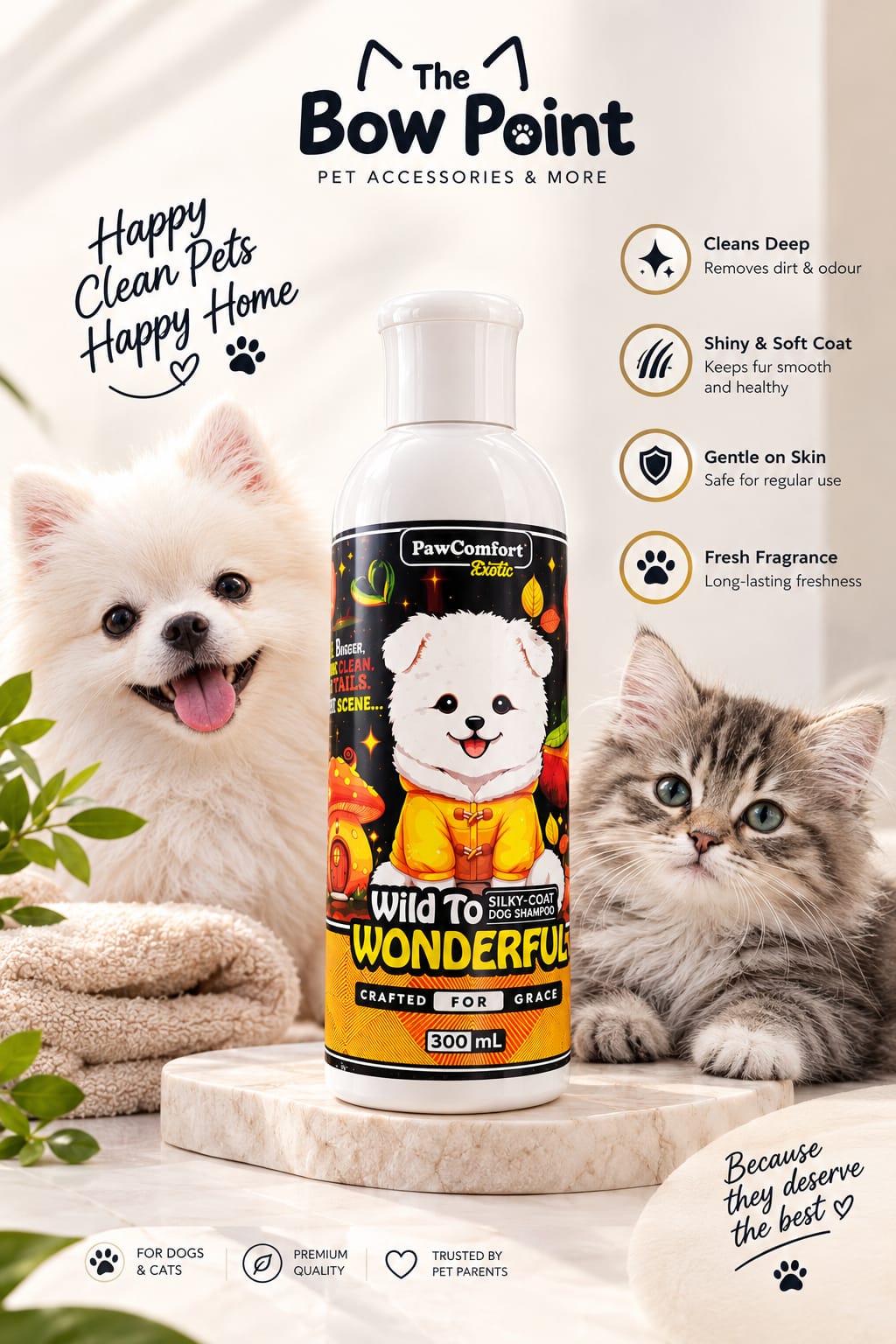 Wild & Wonderful Silky Coat Dog Shampoo