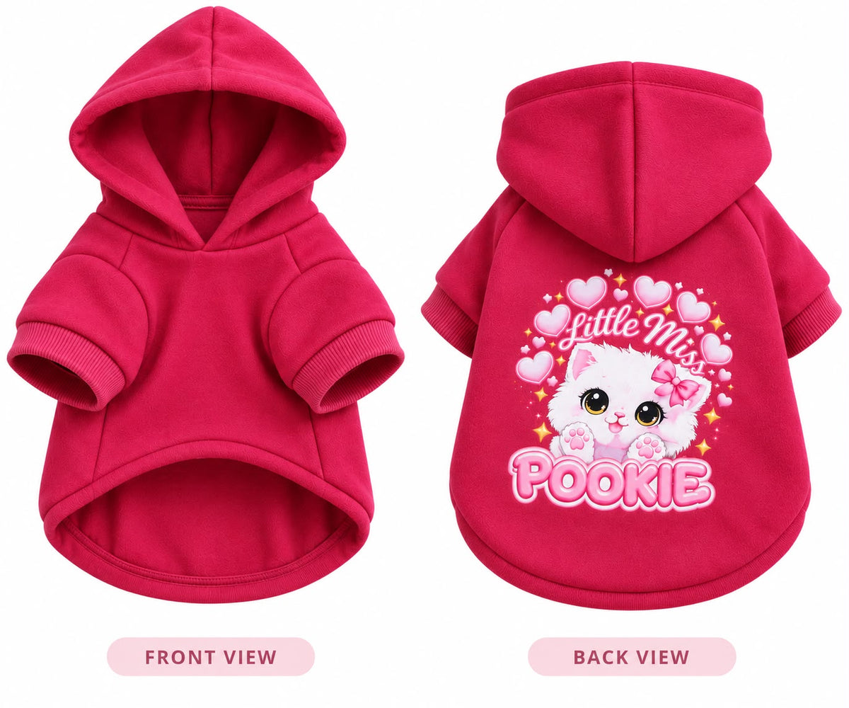 Little Miss Pookie Pet Hoodie 🎀