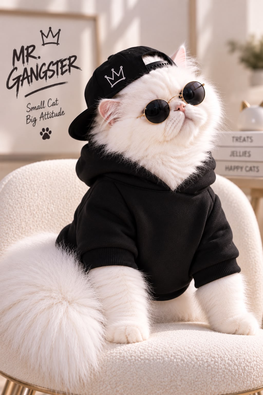Mr. Gangster Pet Hoodie 😎