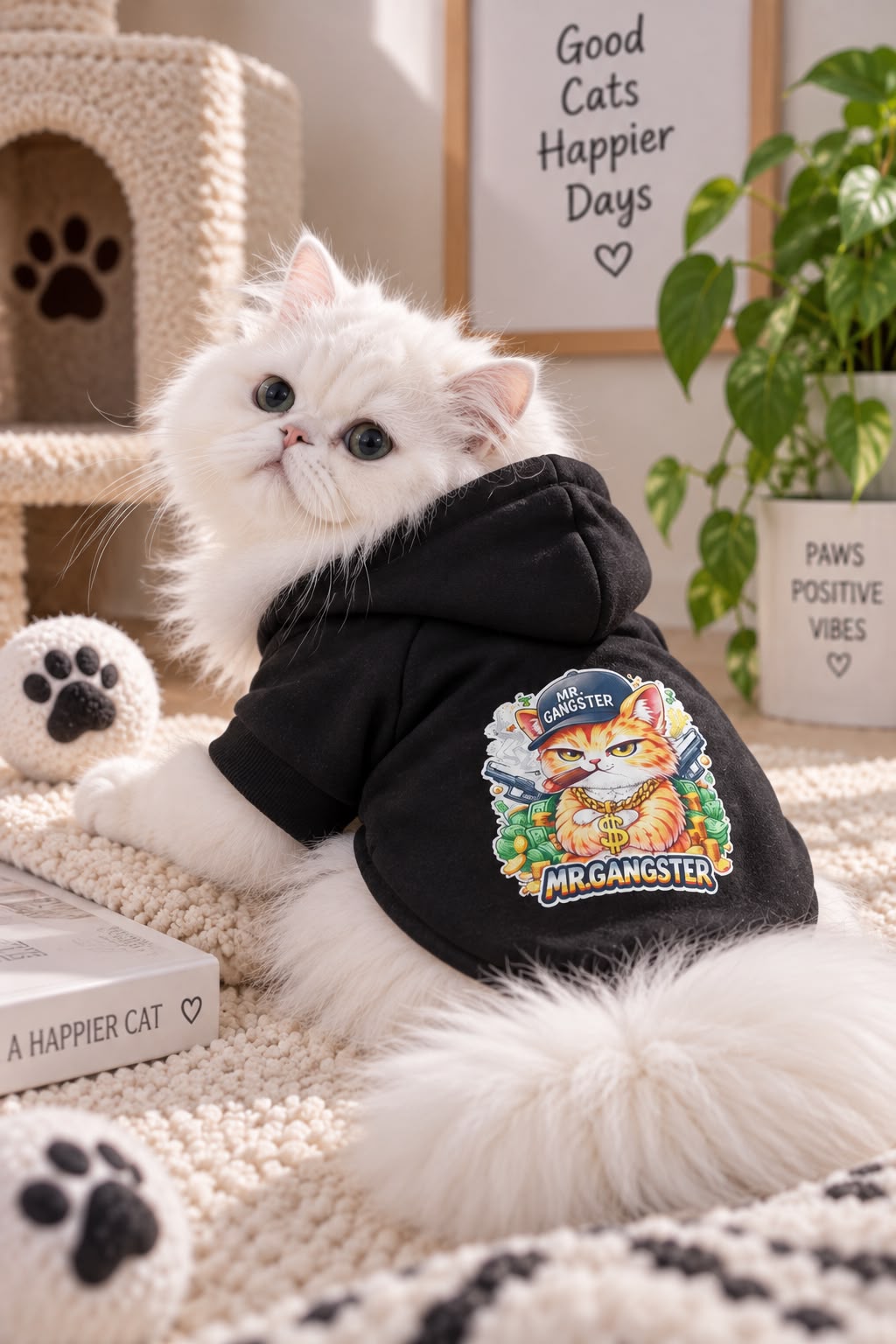 Mr. Gangster Pet Hoodie 😎