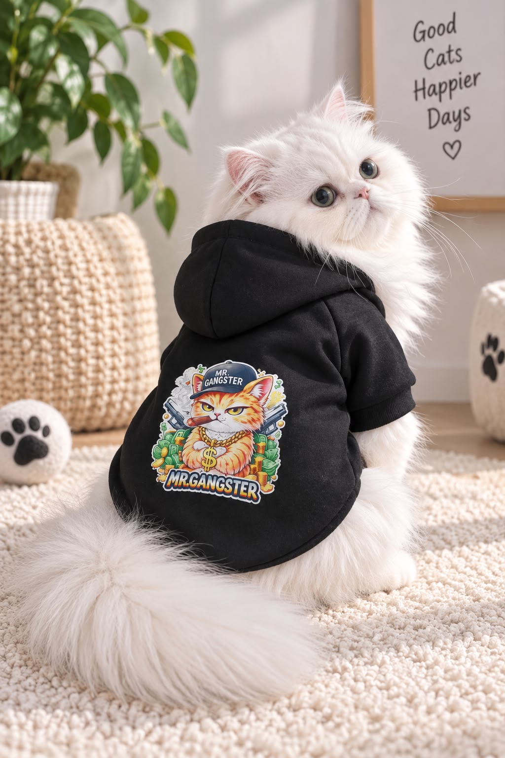 Mr. Gangster Pet Hoodie 😎