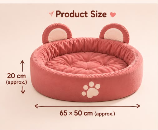Bear Nap Pet Bed🐻