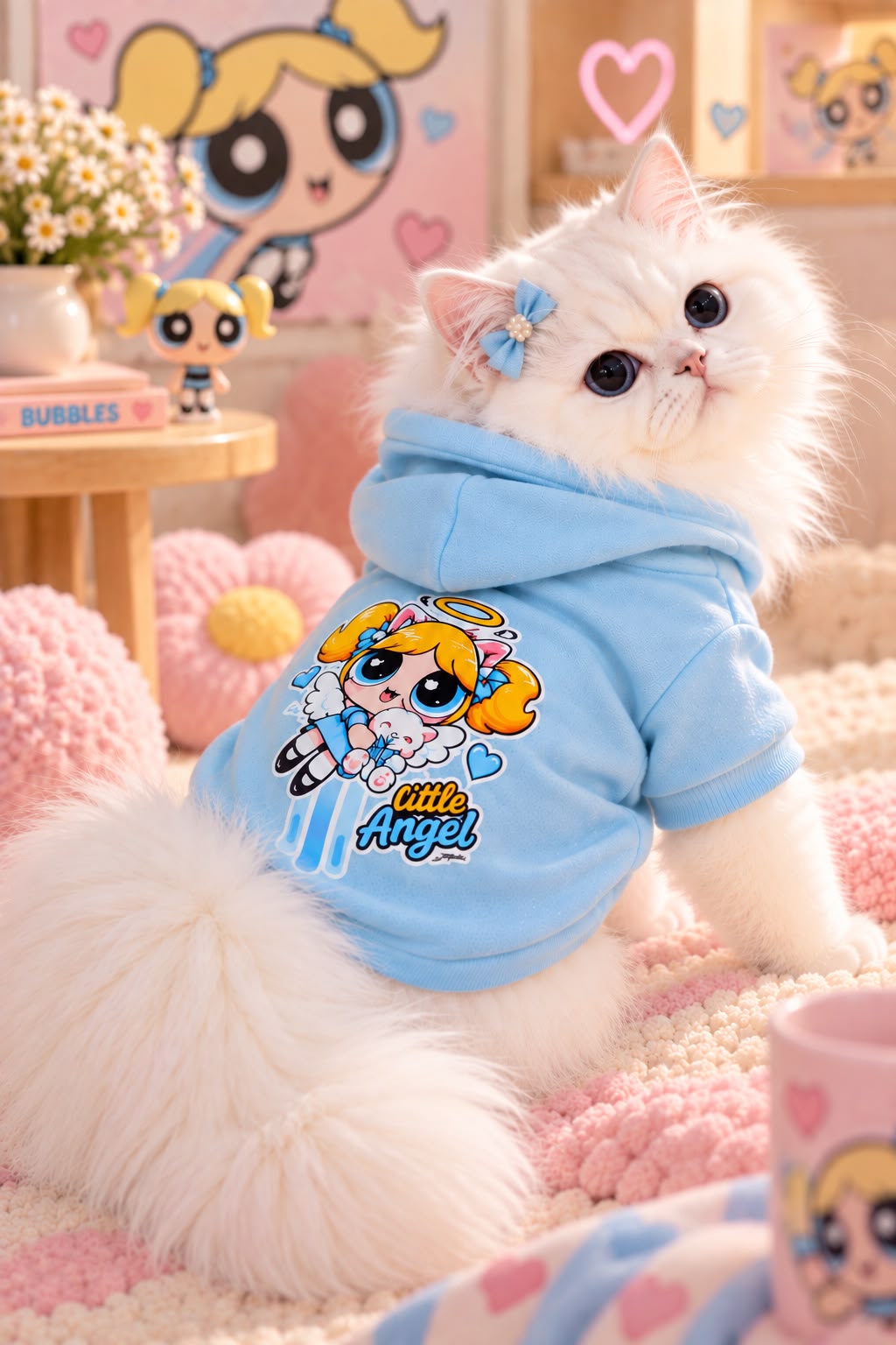 ⚡ Bubbles 🪽 Powerpuff Cats Collection - Limited edition