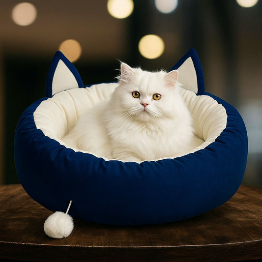 Cat Ears Pet Bed with tail