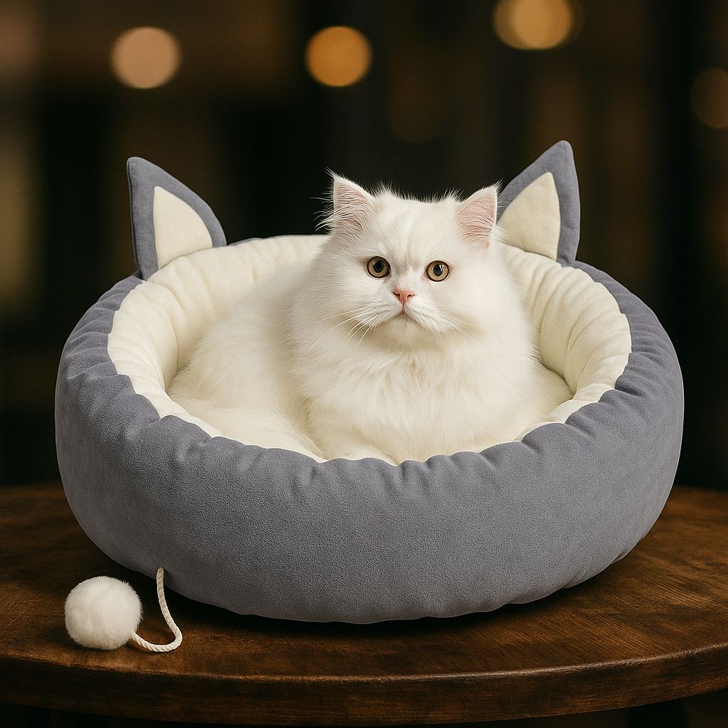 Cat ear Pet Bed with Tail