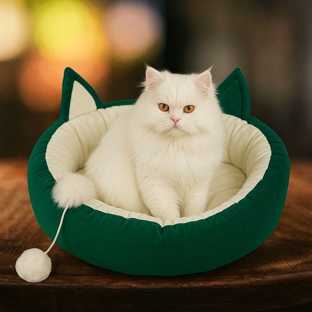 Cat ear Pet Bed with Tail
