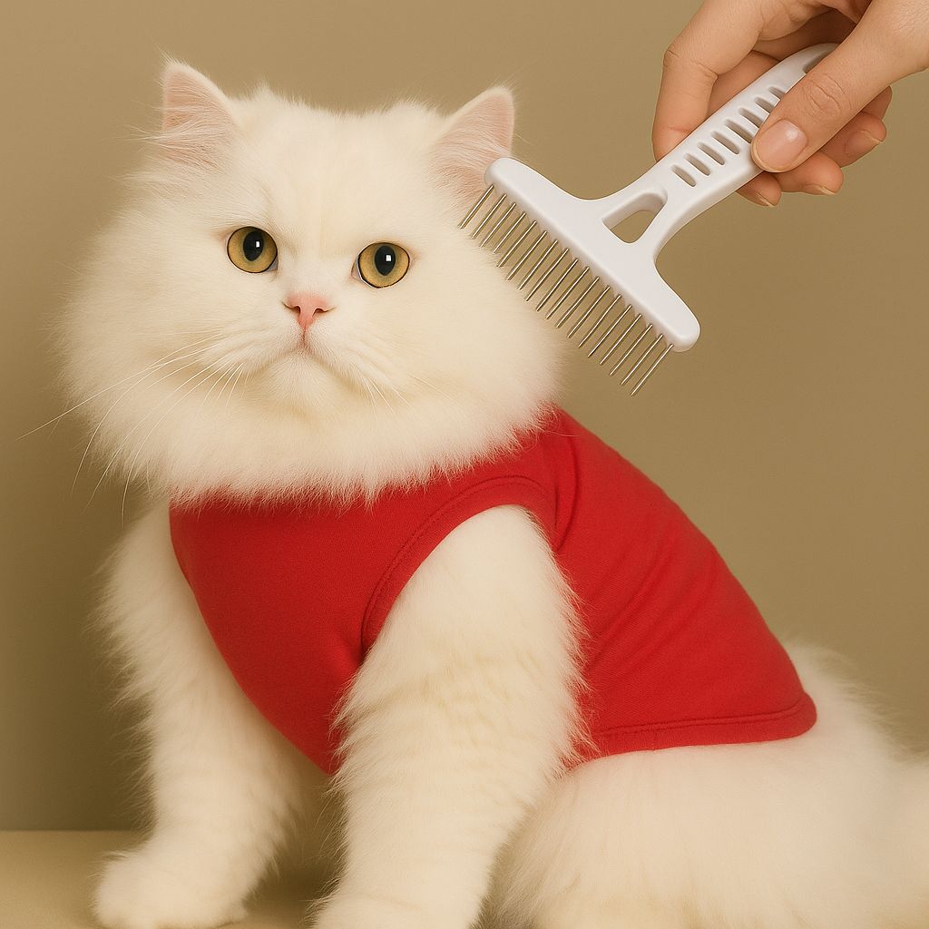 Pet grooming brush – for very long hair breed