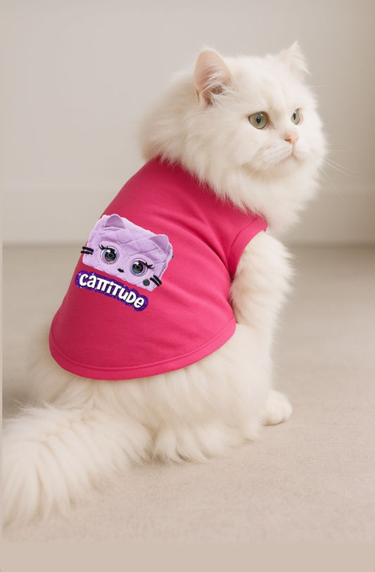 Cattitude  Pet Shirt🐾😎
