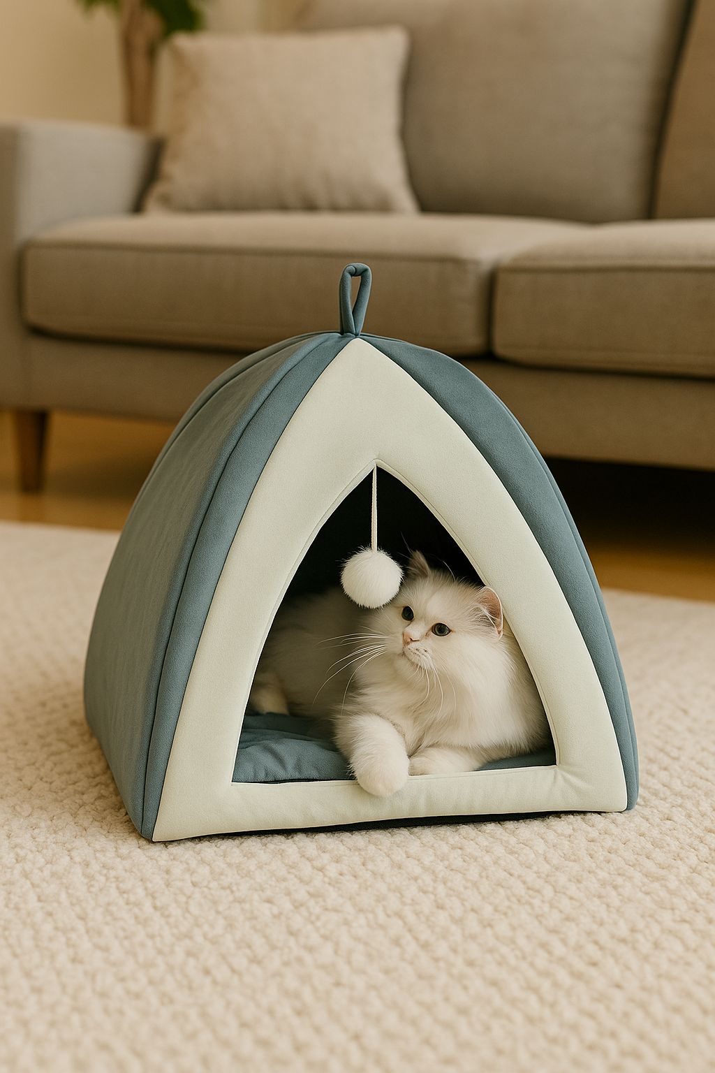 Triangle Pet House - Warm Pet Nest - Free Home Delivery 🚚