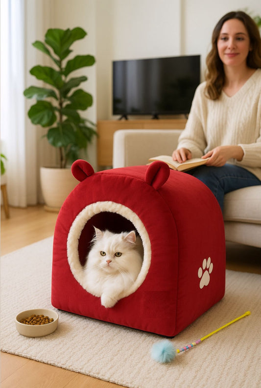 Cute ears pet house – XL – Free Shipping
