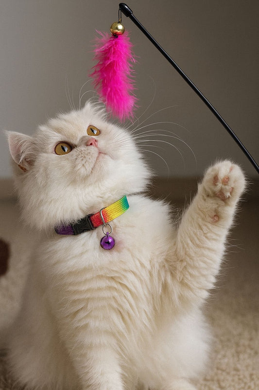 Fur Tail Cat Toy Stick
