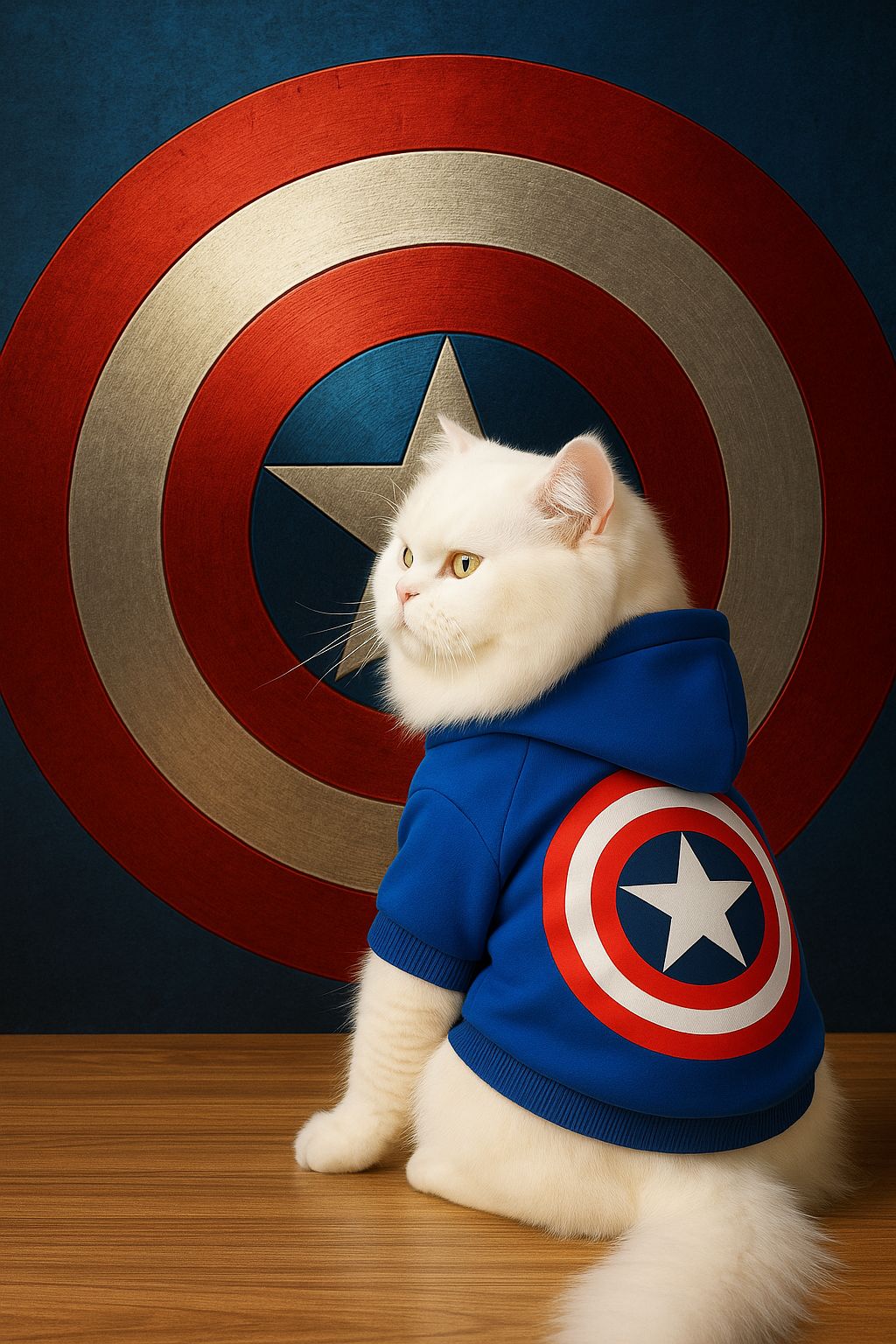 Captain America Pet Hoodie 🎖️