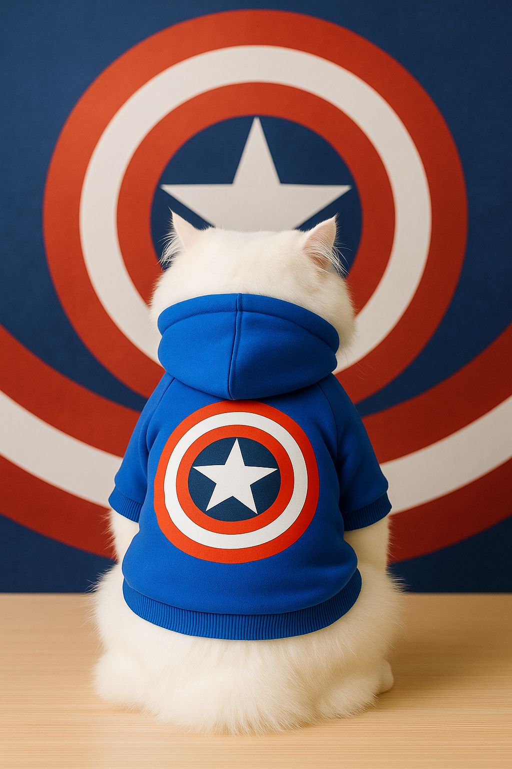 Captain America Pet Hoodie 🎖️