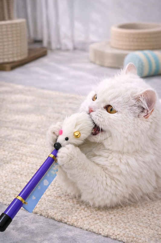 Pet Mouse Toy Stick