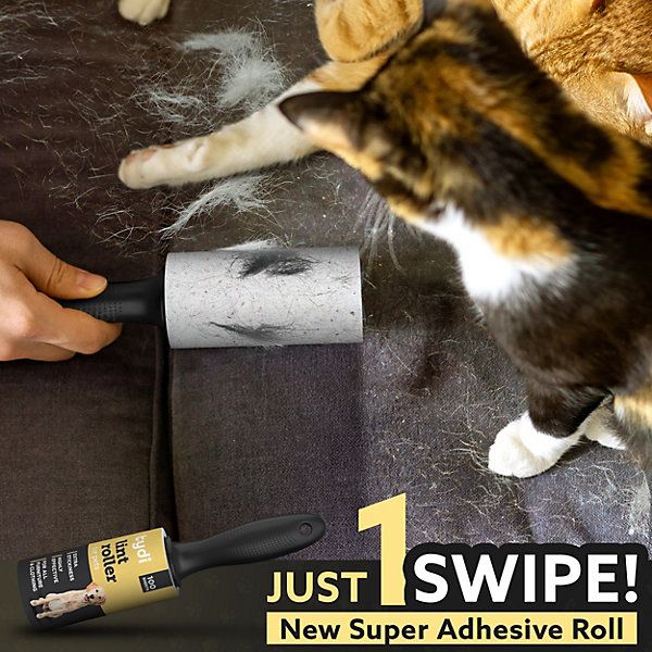 Sticky lint roller - with  sheets