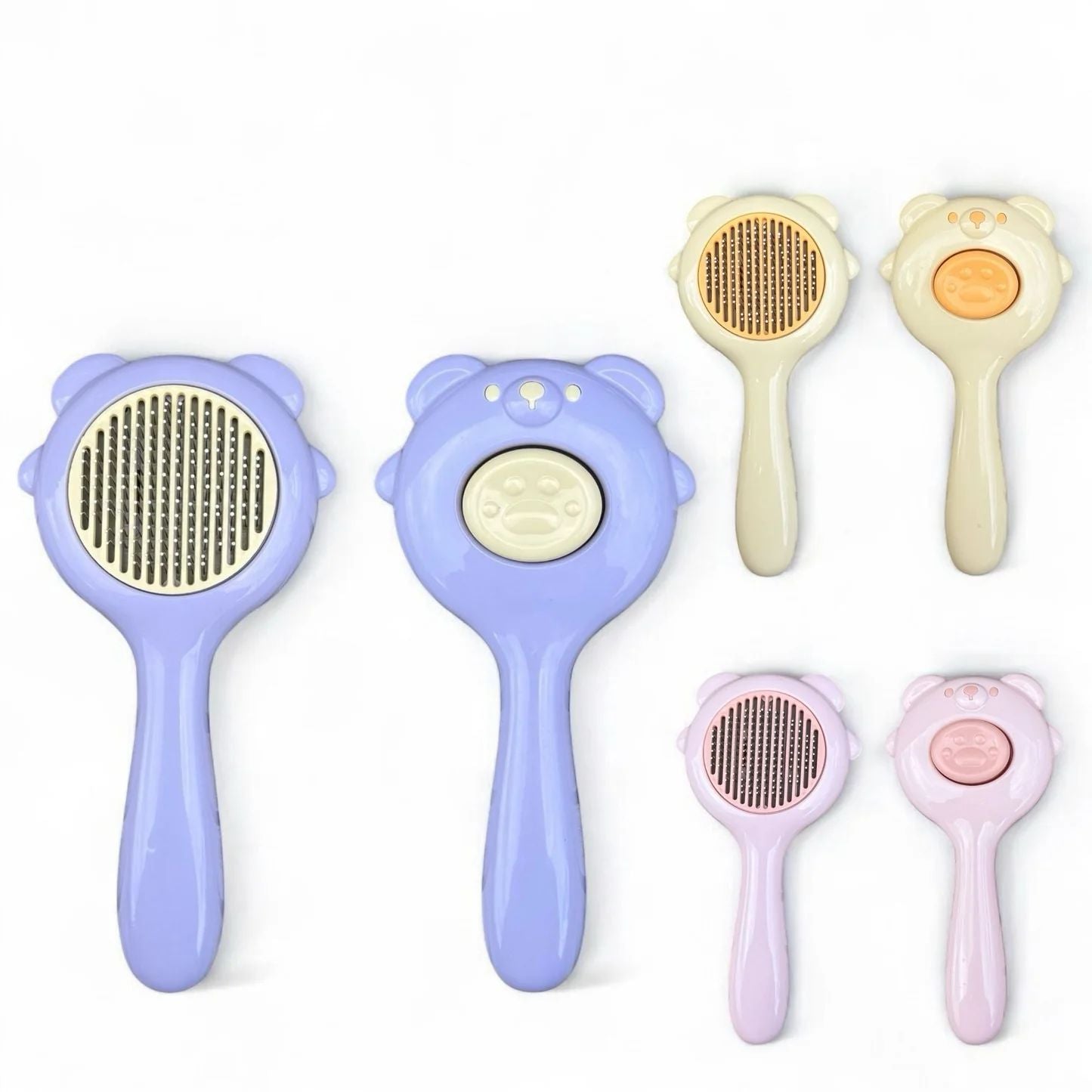 Purry Pet Grooming Brush -  Button Press
