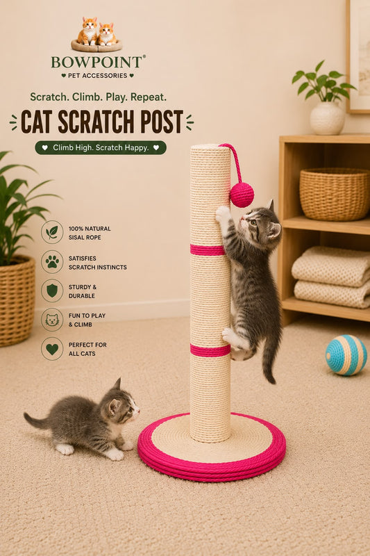 Pet scratching toy with mouse