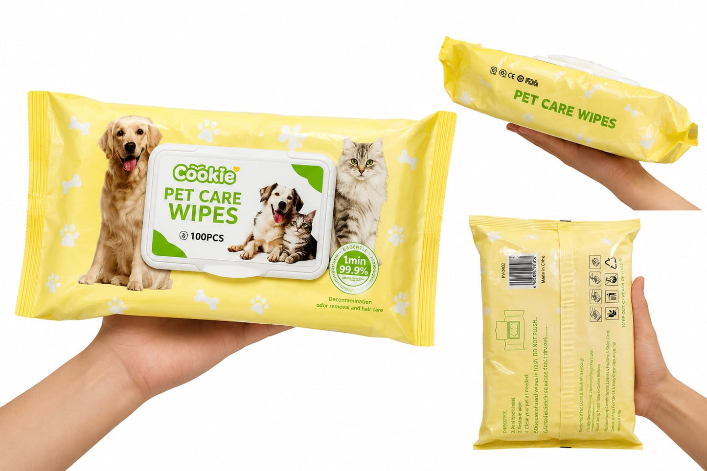 Pet wipes  Extra care 100 PCS