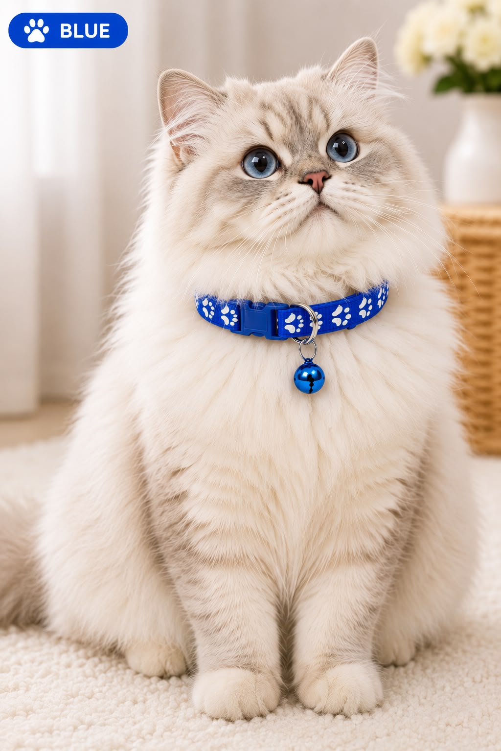 Paw Pet Collar with Bell